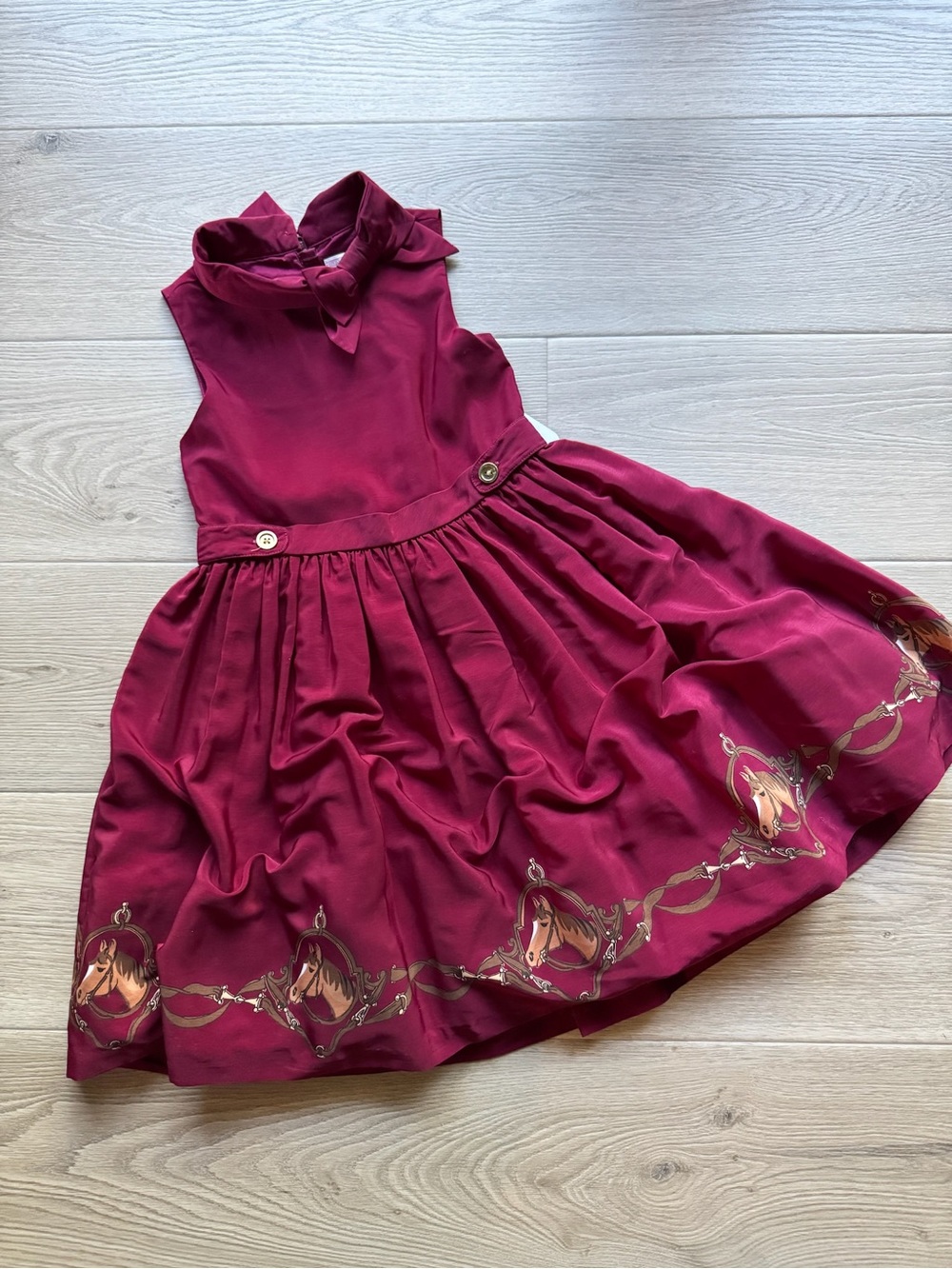 Janie & Jack Autumn Equestrian Dress